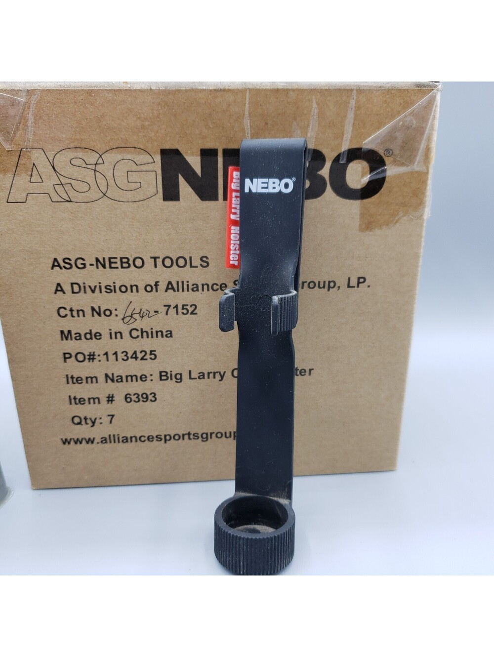 Nebo Big Larry Worklight Holster Belt Clip Holder  #6393 Flashlight NEW